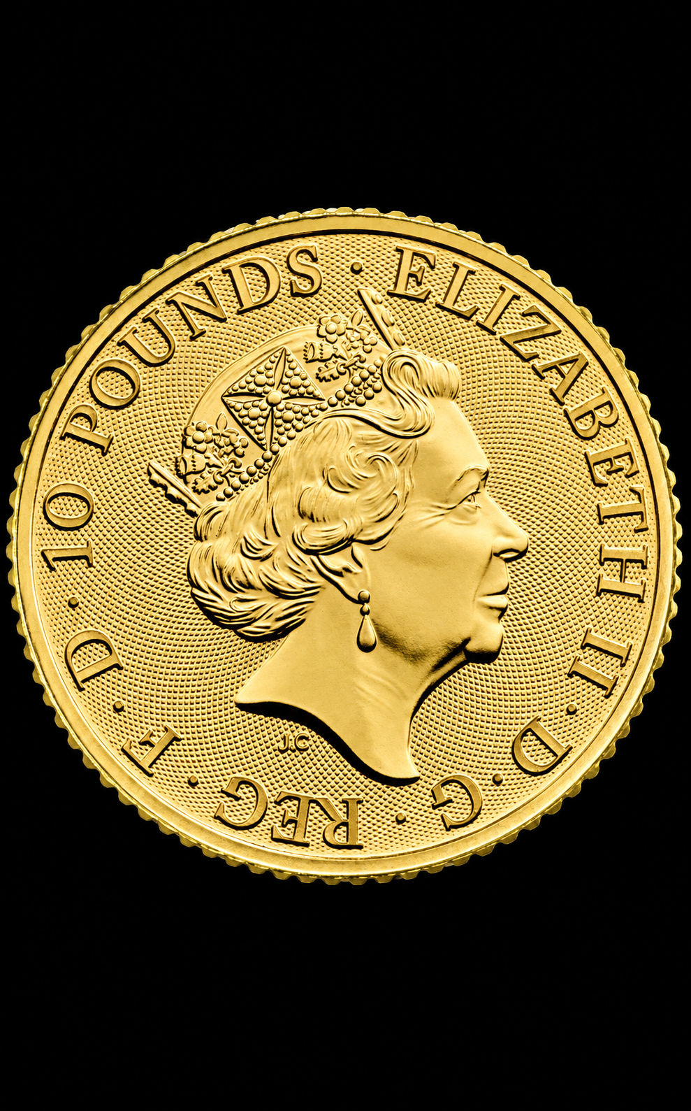 Moneda 1 uncie de Aur Britannia, Regina Elisabeta a II-a