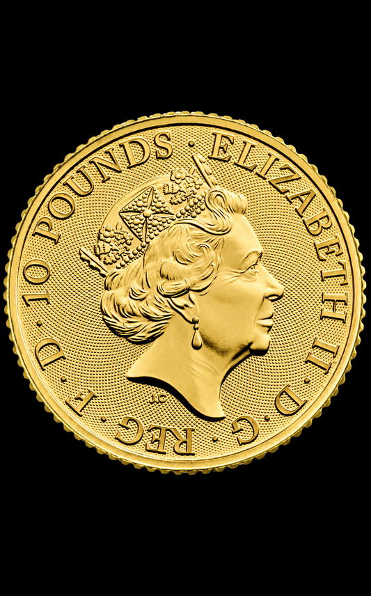 Moneda 1 uncie de Aur Britannia, Regina Elisabeta a II-a