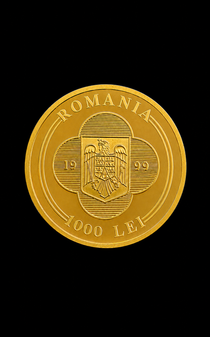 Monedă din aur 1000 Lei editie limitata
