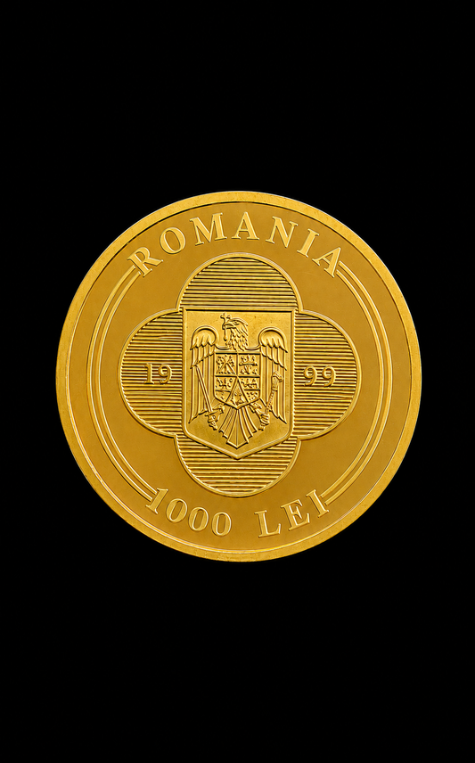 Monedă din aur 1000 Lei editie limitata