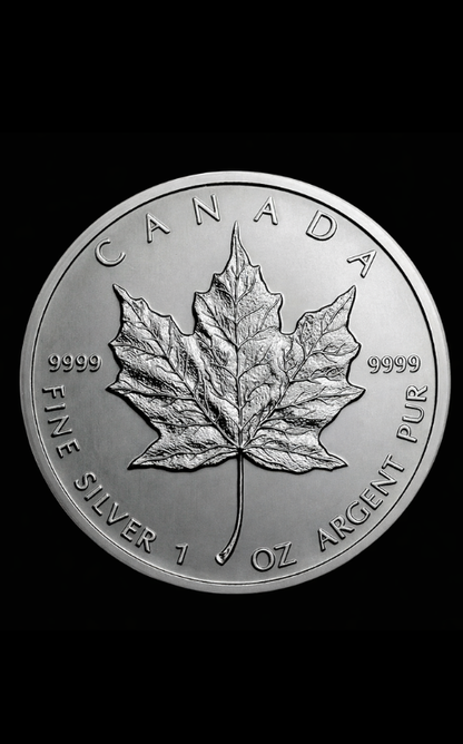 Moneda de Argint 1 uncie Frunză de Arțar, Canada
