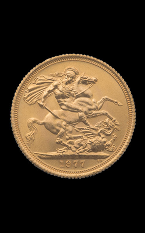 Monedă Aur  Sovereign Elisabeta a II-a Marea Britanie