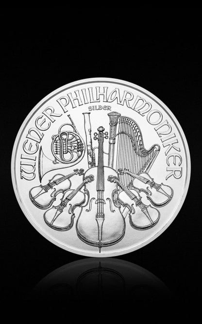 Moneda din Argint 1 uncie Filarmonica din Viena