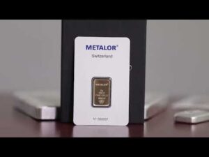 Lingou 5 grame 999,9 puritate Metalor Elvetia