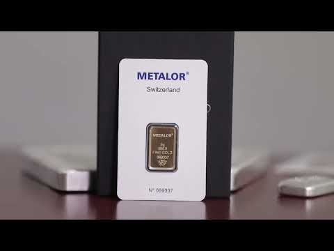 Lingou 5 grame 999,9 puritate Metalor Elvetia
