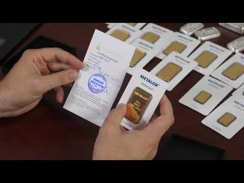 Unboxing Metalor bars
