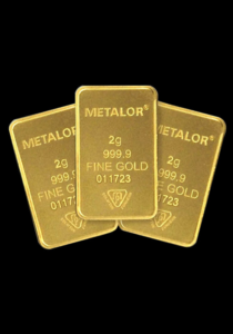 2 g Metalor Gold Bar