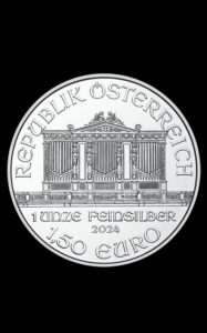 Moneda din argint 1 uncie Filarmonica din Viena - fata