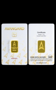 1.25 g Avangard Gold Bar