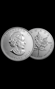 Moneda de Argint 1 uncie Frunză de Arțar, Canada